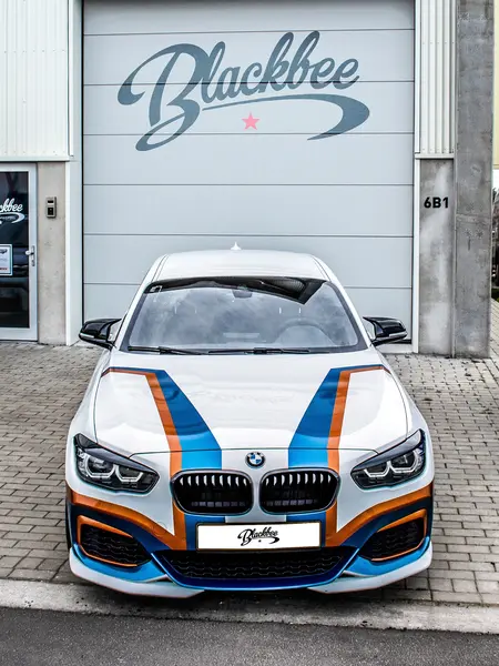 semi-covering sur BMW Série 1 — Réalisation Blackbee